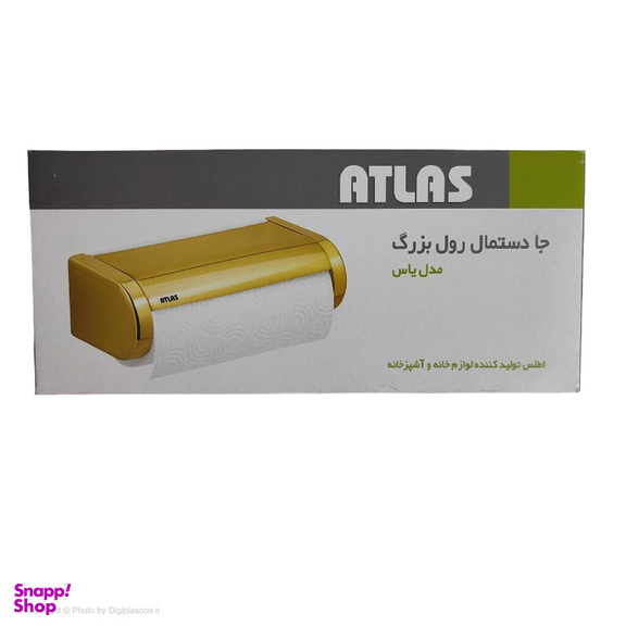 جای دستمال اطلس کد 10435 به همراه 1 رول دستمال