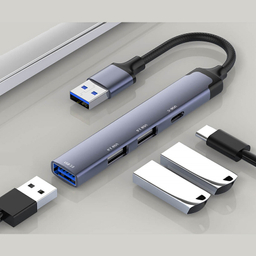 هاب 4 پورت USB-A الدینیو مدل DS-44C