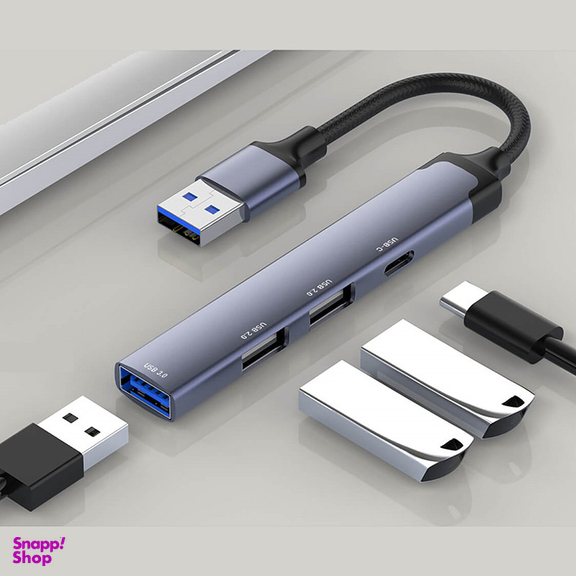 هاب 4 پورت USB-A الدینیو مدل DS-44C