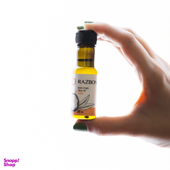 روغن زیتون فرابکر رزبن با طعم سیر حجم 20 میلی لیتر