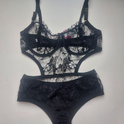 بادی زنانه نوشه پوش کد 90001 رنگ مشکی