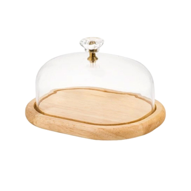 ظرف کره لیمون مدل پایه چوبی کد DH4902