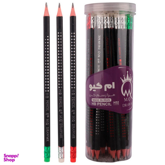 مداد مشکی ام کیو کد H52 بسته 48 عددی