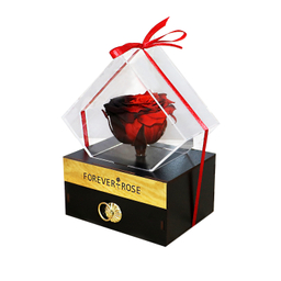 جعبه گل رز جاودان مدل Ember Rose