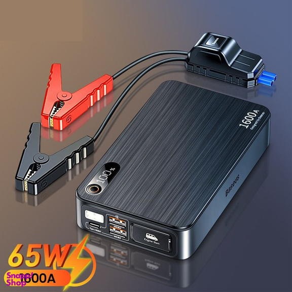 جامپ استارتر و پاوربانک باسئوس مدل Super Energy Pro+ 1600A
