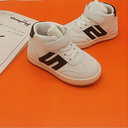 نیم بوت پسرانه مدل RO10208 رنگ سفید