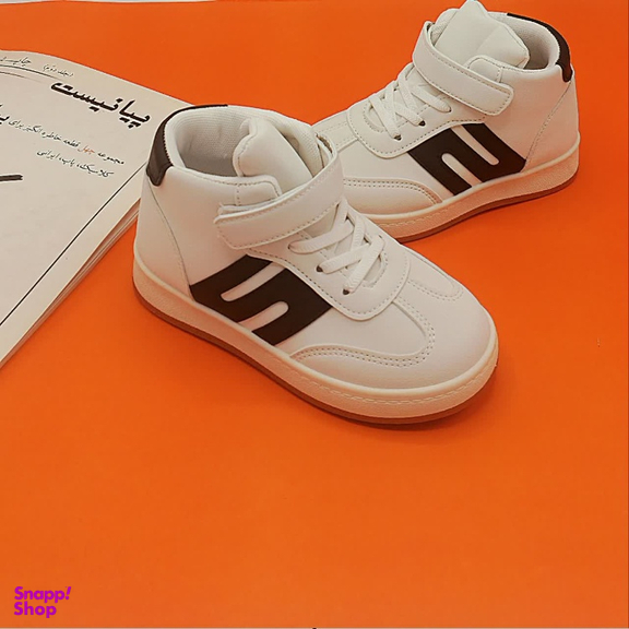 نیم بوت پسرانه مدل RO10208 رنگ سفید