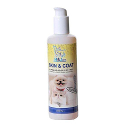 شامپو ضد حساسیت سگ و گربه اچ اند جی پت مدل SKIN & COAT حجم 330 میلی لیتر