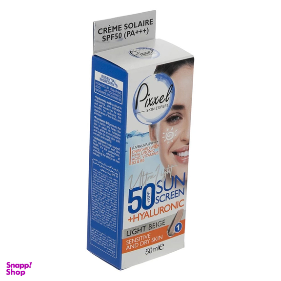 کرم ضد آفتاب رنگی پیکسل مدل Light Beige حجم 50 میلی لیتر