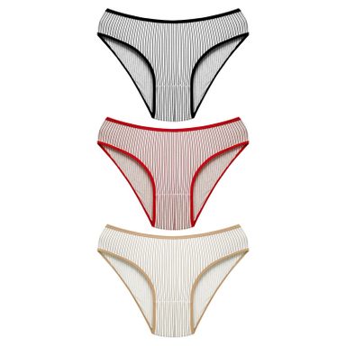 شورت زنانه ماییلدا مدل راه راه کد 5322-1 بسته 3 عددی