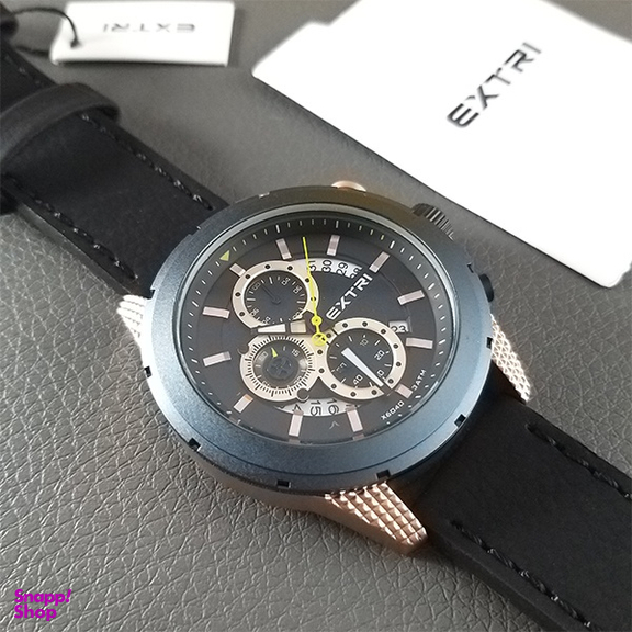 ساعت عقربه ای مردانه اکستری کد X6040-D رنگ سرمه ای مشکی