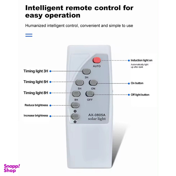 چراغ خورشیدی سقفی مدل CIR-HY013 ظرفیت 200 وات