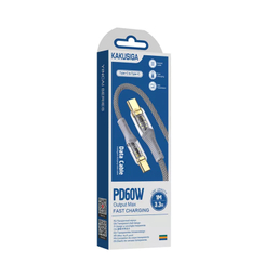 کابل تبدیل USB-C به USB-C  کاکو مدل PD 60W کد KSC-809 طول 1 متر