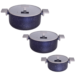 سرویس قابلمه و تابه گرانیتی 9 پارچه پرارین مدل ESTIMA کد 4325