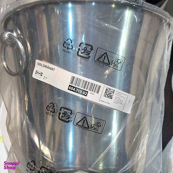 سطل یخ استیل ایکیا کد 604.710.02