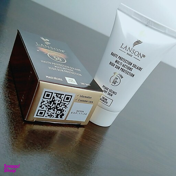 فلوئید ضد آفتاب بی رنگ لانسون مدل SPF50 مناسب پوست چرب حجم 40 میلی لیتر