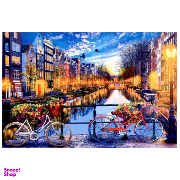 پازل 2000 تکه ایران پازل طرح دوچرخه و طبیعت