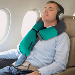 بالش بادی گردنی نیچرهایک مدل Multifunctional Extended U-Shaped Inflatable Pillow کد ZT004