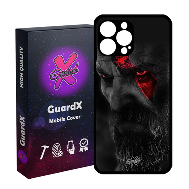 کاور گارد ایکس طرح God of War مدل Glass10349 مناسب برای گوشی موبایل اپل iPhone 14 Pro Max
