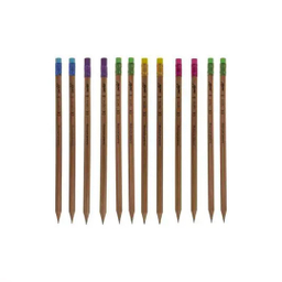 مداد اونر ذغالی بدنه سیاه مدل HB مشکی بسته 12 عددی