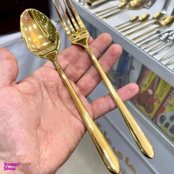 سرویس قاشق و چنگال 120 پارچه زولینگن طرح براق کد 8