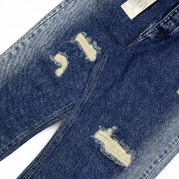 شلوار بگ مردانه طرح ZARA کد 3382 رنگ آبی