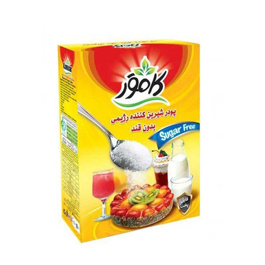پودر شیرین کننده رژیمی بدون قند کامور وزن 200 گرم