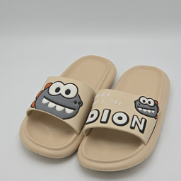 دمپایی زنانه زیتون مدل داینو کد 6799 رنگ کرم