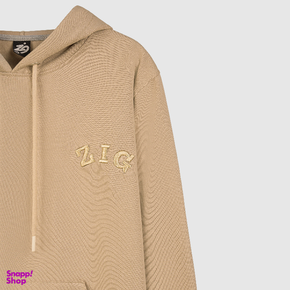 هودی زیگ مدل Basic رنگ کرم