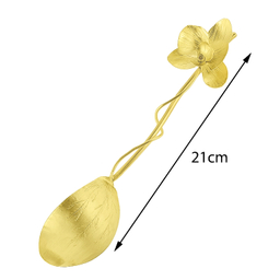 قاشق آجیل خوری مدل گل ارکیده کد 1326