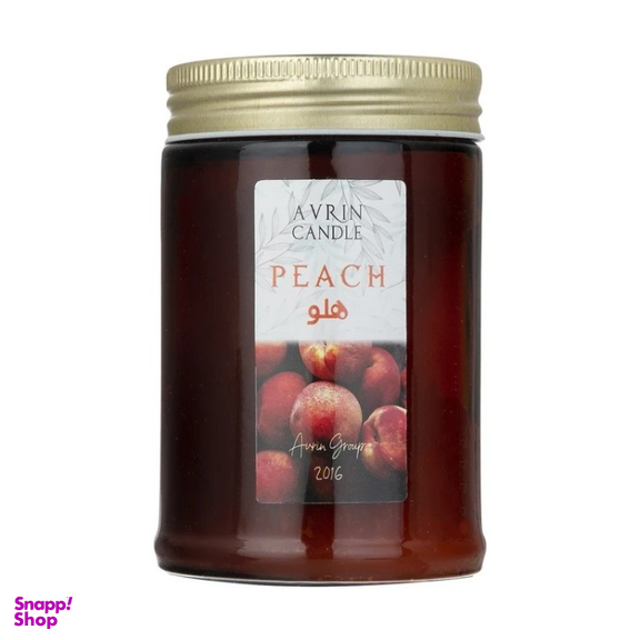 شمع اورین مدل لیان هلو وزن 500 گرم