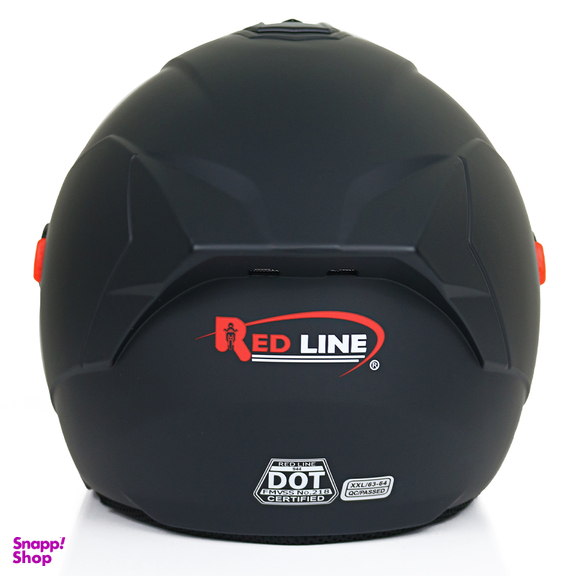 کلاه کاسکت بدون فک ردلاین کد 944 رنگ مشکی مات