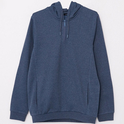 هودی مردانه ال سی وایکیکی مدل Creamer رنگ آبی