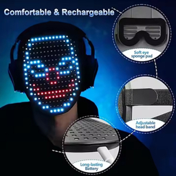ماسک ایفای نقش مدل سنسور دار کد RGB-2727