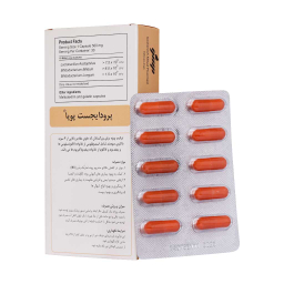 کپسول پروبیوتیک پرودایجست شرکت گسترش میلاد فارمد بسته 30 عددی