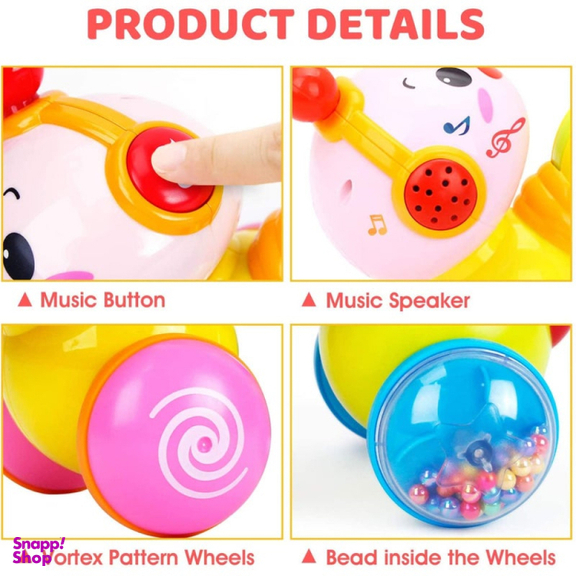 کرم خزنده موزیکال هولی تویز مدل 997 Hola Toys
