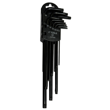 آچار آلن لایت مدل فوق بلند کد SMT-LIGHT-JAPAN--T10-t50-SORAKH DAR مجموعه 9 عددی