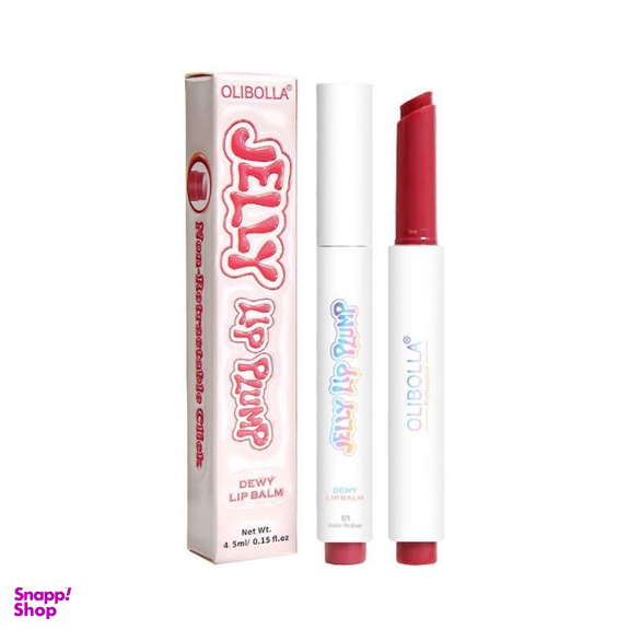 رژ لب جامد اولیبولا مدل Jelly Lip Plump کد 02 وزن 4.5 گرم
