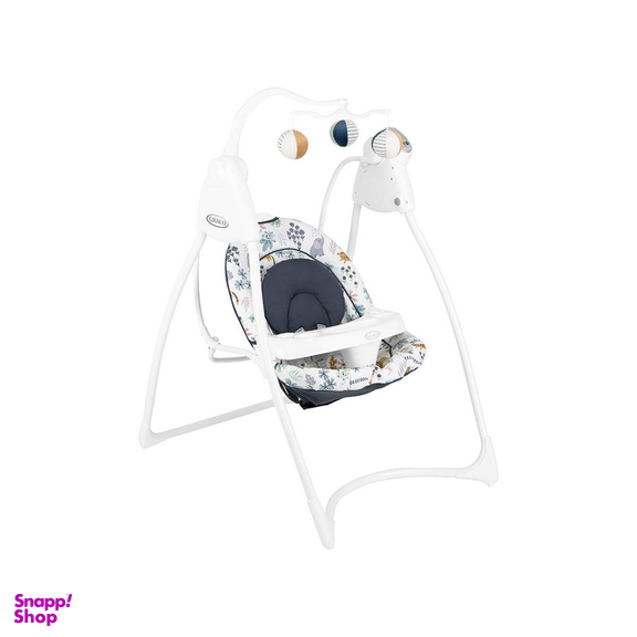 تاب برقی نوزاد گراکو مدل graco swing lovin hug patchwork grey new