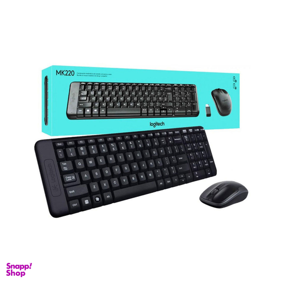 کیبورد و ماوس بی‌ سیم لاجیتک مدل MK220