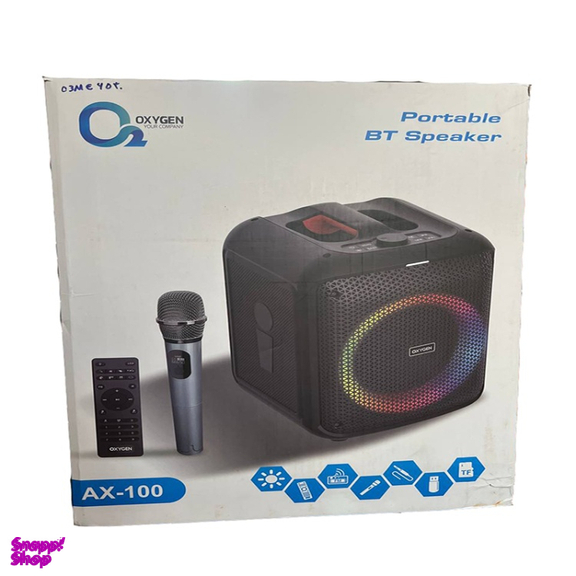 اسپیکر بلوتوثی قابل حمل اکسیژن مدل AX100
