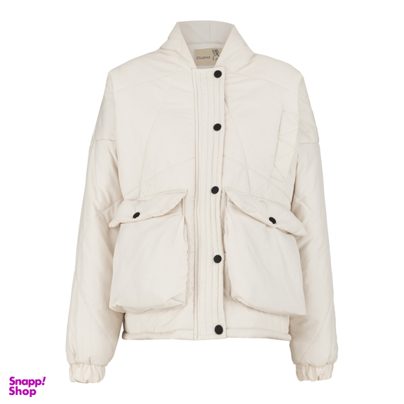 کاپشن زنانه السانا مدل آرشینا کد 161209 رنگ شیری روشن