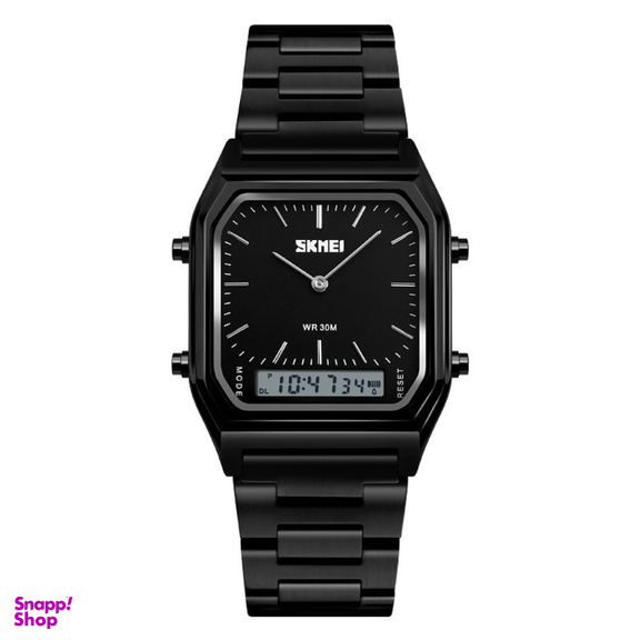 ساعت مچی عقربه ای دیجیتال مردانه اسکمی مدل 1220 BK