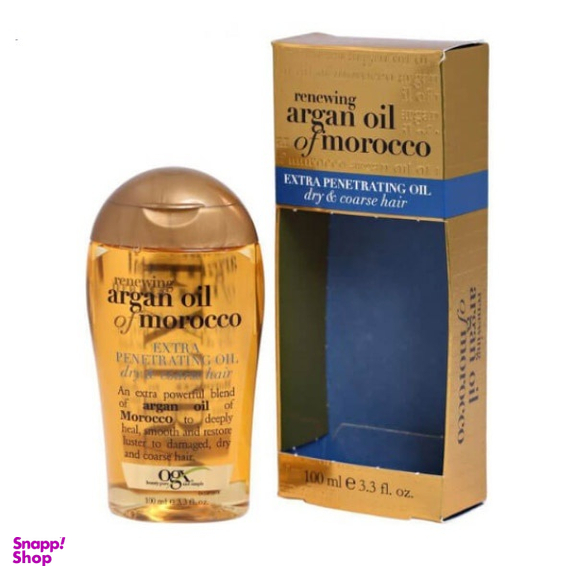 روغن مو اوجی ایکس مدل آرگان حجم 100 میلی‌ لیتر