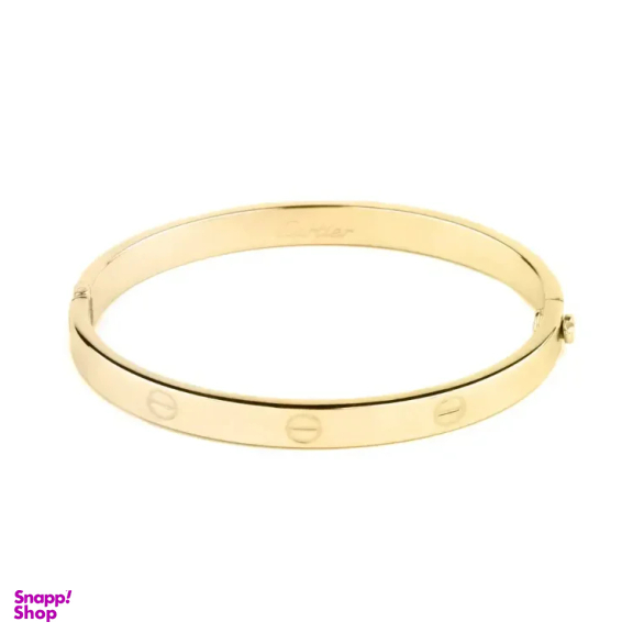 دستبند طلا 18 عیار زنانه مدل کارتیه کد 512 سایز 2