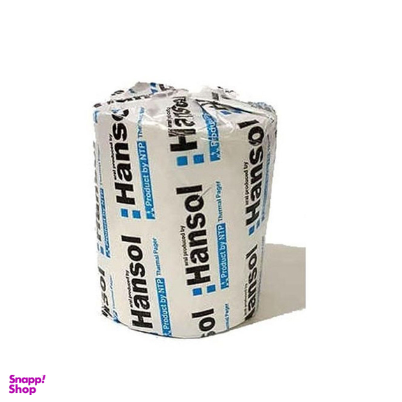 کاغذ مخصوص پرینتر حرارتی هانسول مدل PA 017 عرض 79 میلی متر بسته 4 عددی