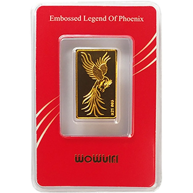 شمش طلا24عیارایران شمش طرح سیمرغ