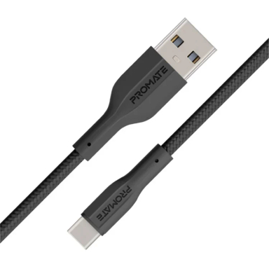 کابل تبدیل USB به Type-C پرومیت مدل ECOLINE-CC120.BLK طول 1 متر