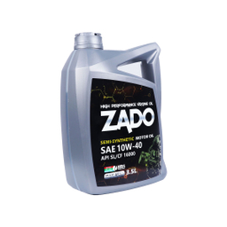 روغن موتور خودرو زادو مدل SAE 10W40-16000-SL حجم 3.5 لیتر