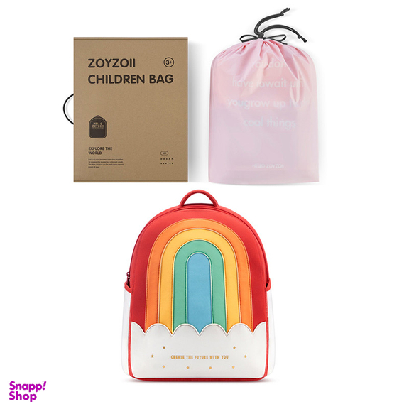 کوله پشتی بچگانه زوی زویی مدل Rainbow کد B19